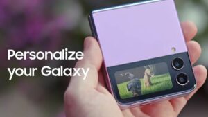 Galaxy Z Flip4 cover screen personalizzabile