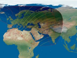 Eclissi solare parziale su Europa 25 ottobre 2022