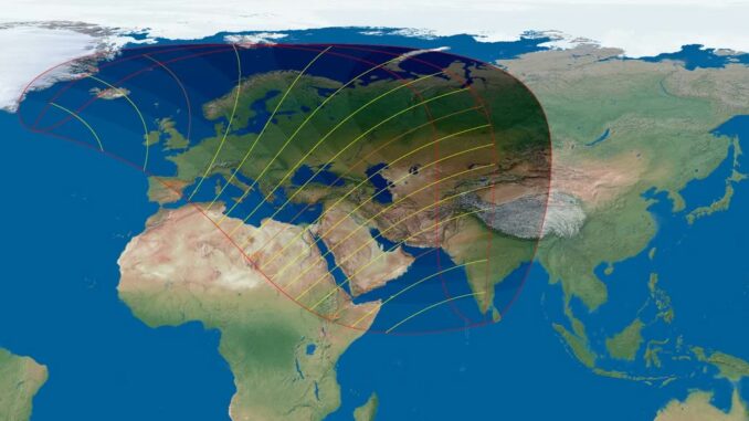Eclissi solare parziale su Europa 25 ottobre 2022
