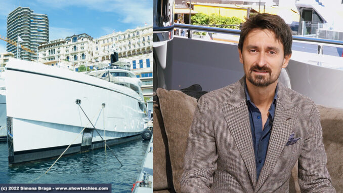 Giorgio Cassetta durante il Monaco Yacht Show 2022