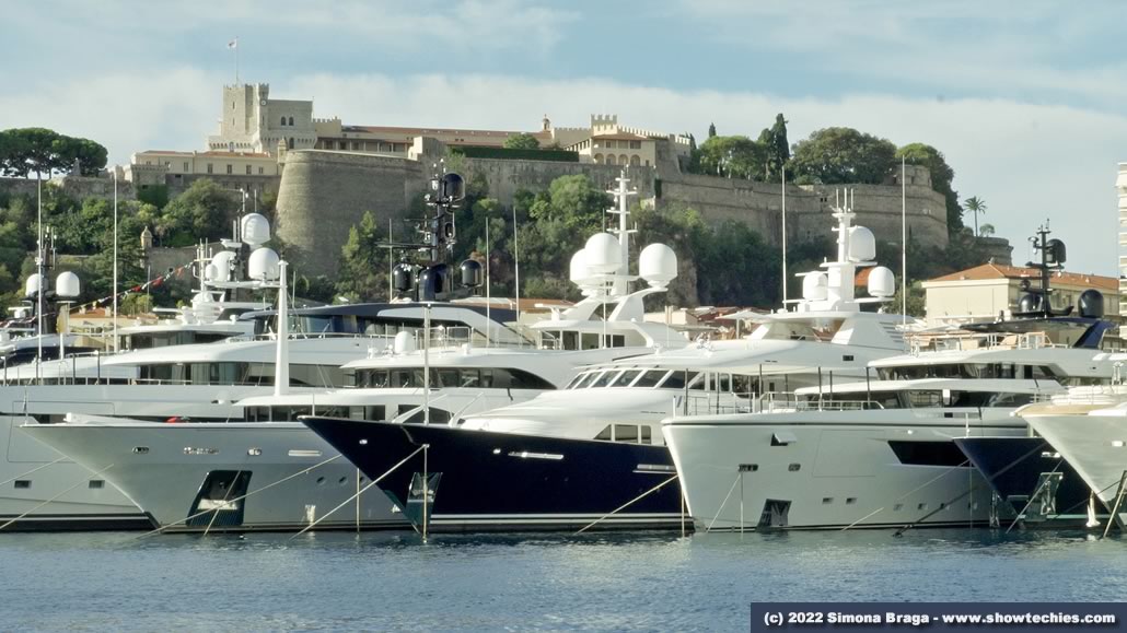 Palazzo Monaco visto dal porto durante MYS 2022