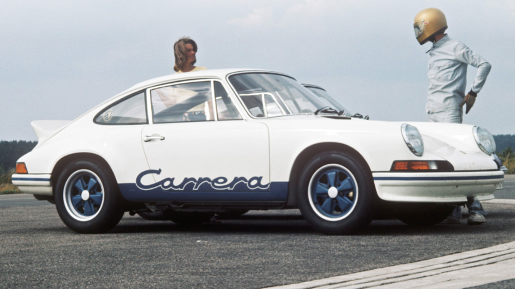 Porsche 911 Carrera RS 2.7 dettaglio cerchi