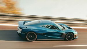 Rimac Nevera su pista