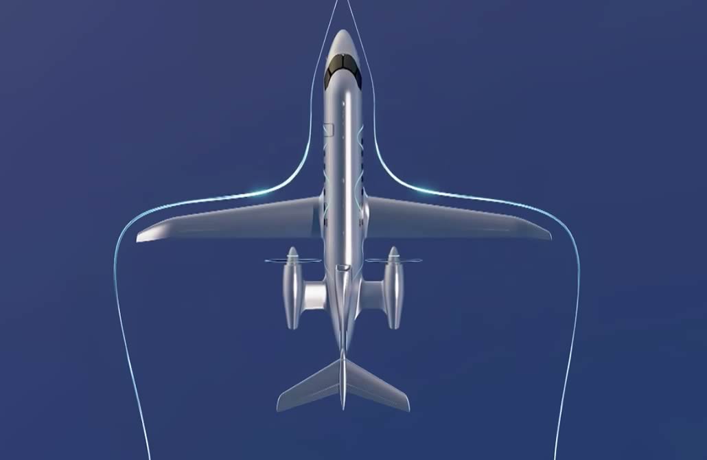 Embraer E19-H2FC ed E30-H2FC design ali pulito ed efficiente