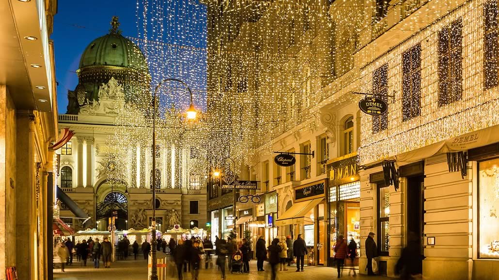 Luci di Natale 2022 Vienna luci nella città