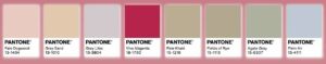 Palette colori con Viva Magenta 18-1750 accostamenti colori