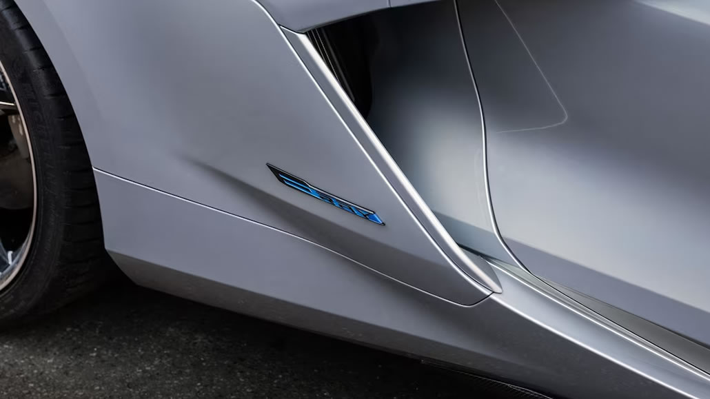 Corvette E-Ray Dettaglio sigla