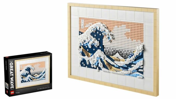 Lego confezione e realizzazione La grande onda