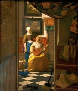 Johannes Vermeer Mostra 2023 Rijksmuseum Dipinto lettera d’amore