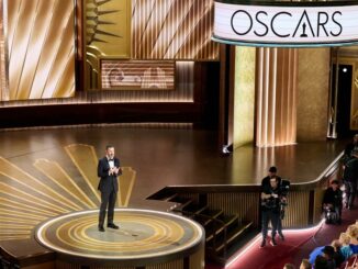 Oscar 2023 Jimmy Kimmel presentatore sul palco