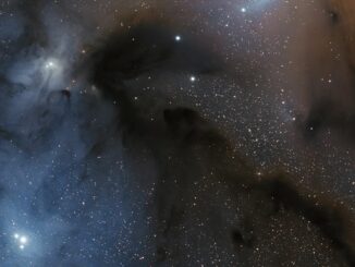 Costellazione di Ofiuco, Regione intorno alla stella in formazione L1688 luce visibile