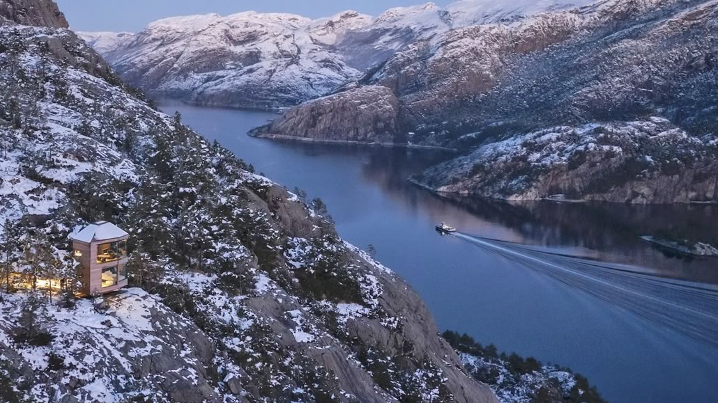 Snøhetta cottage con una vista eccezionale sul Lysefjorden e sulla natura circostante