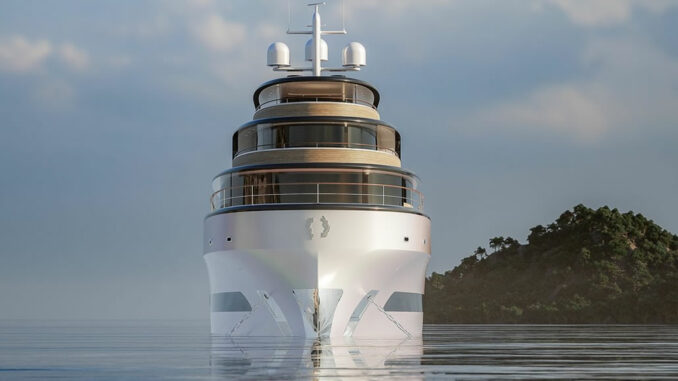 Symbiosis yacht prua