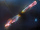 Immagine catturata nella regione Herbig-Haro 211 di una giovane stella
