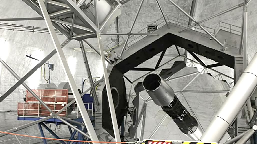 Strumentazione interno osservatorio Keck
