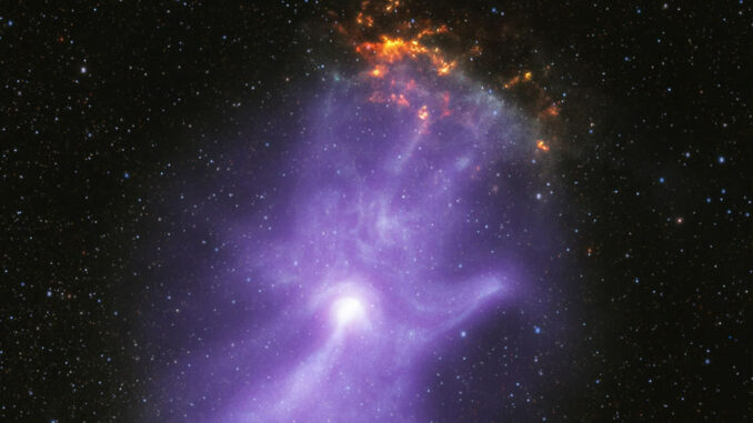 MSH 15-52 una mano cosmica spettrale