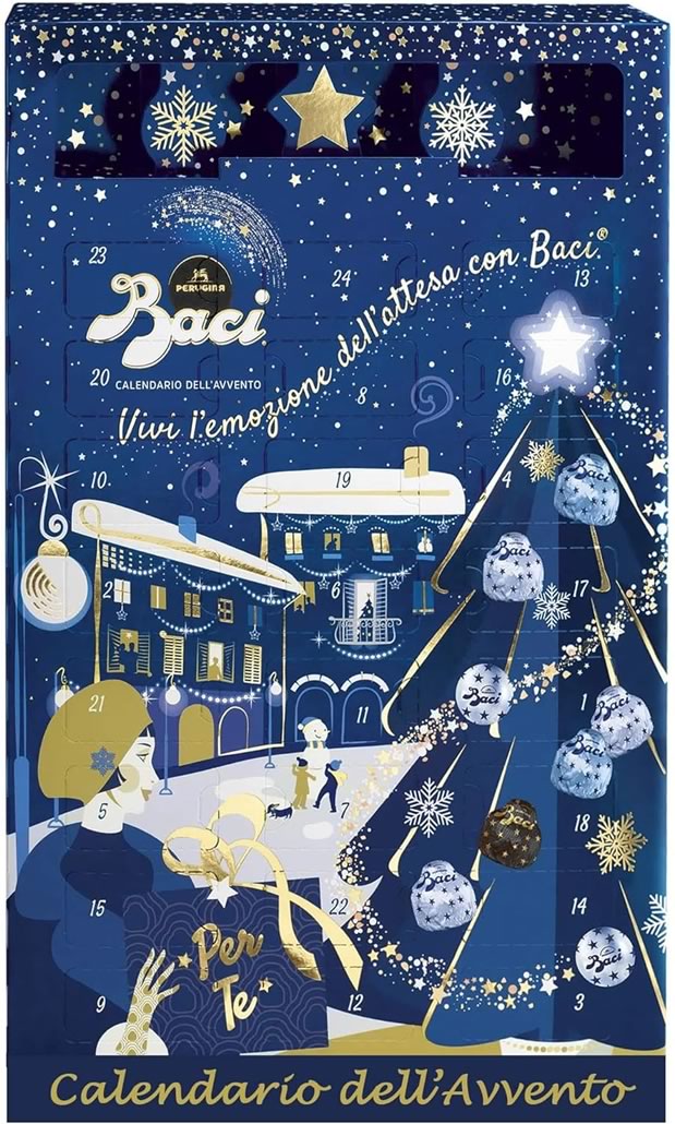 Baci Perugina calendario dell’Avvento 