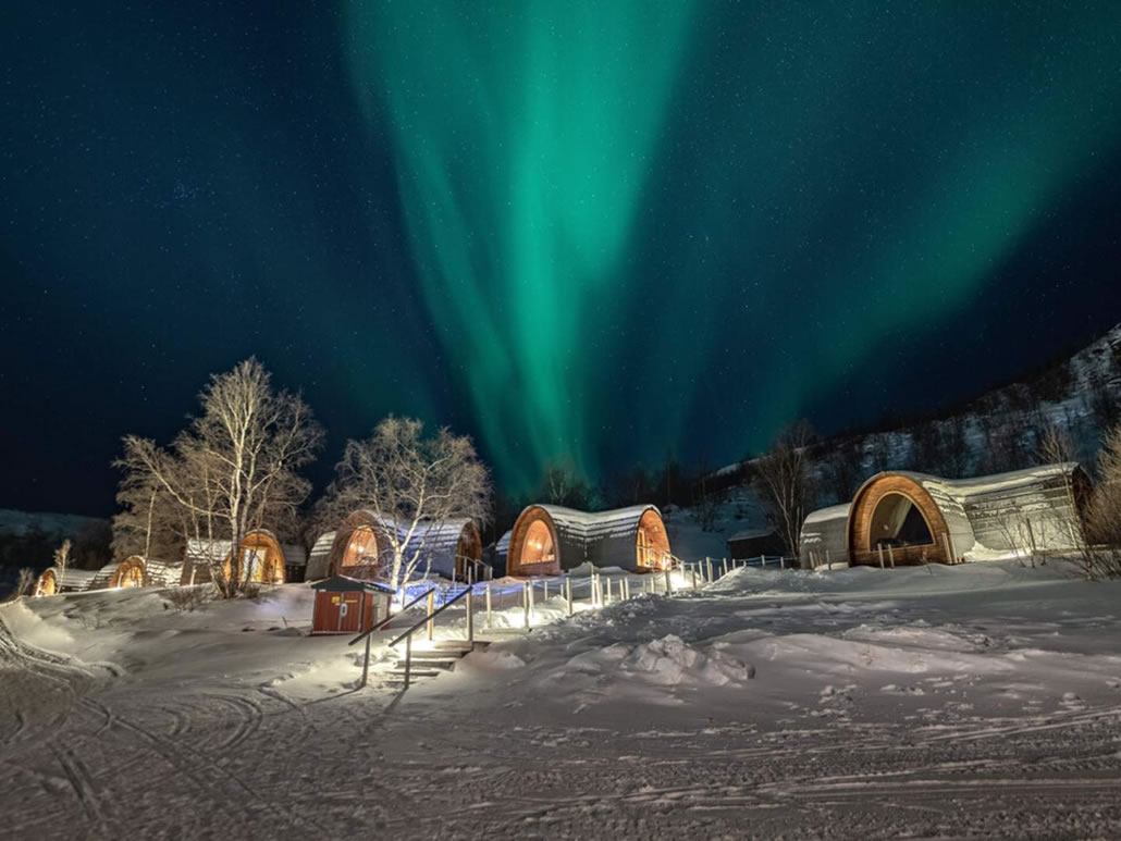 Aurora Boreale da Snowhotel di Kirkenes