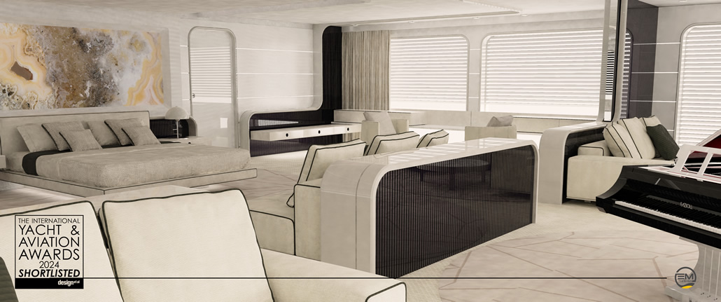Juno yacht interni – cabina