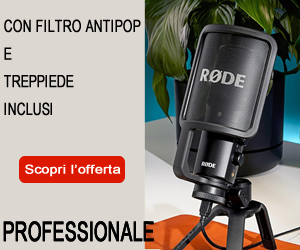  Rode Microfono a Condensatore USB per streaming