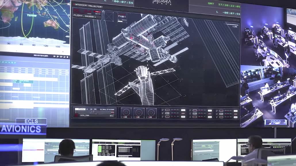 Simulazione controllo allineamento in remote con ISS del Dream Chaser Tenacity