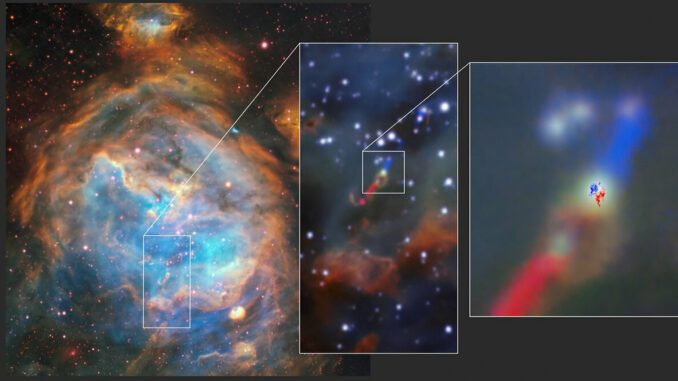 Disco di accrescimento extragalattico nella Grande Nube di Magellano