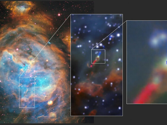 Disco di accrescimento extragalattico nella Grande Nube di Magellano