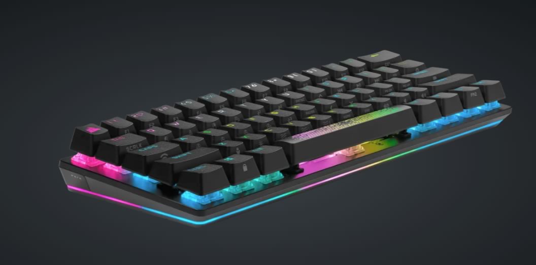 Corsair K70 PRO MINI WIRELESS RGB 60% Tastiera Meccanica da Gioco - Interruttori CHERRY MX RED Intercambiabili