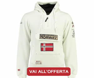  Geographical Norway GYMCLASS - Felpa con cappuccio e tasca a marsupio da uomo