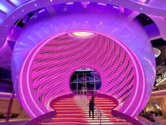 The Pearl installazione cinetica cambio colore piastrelle