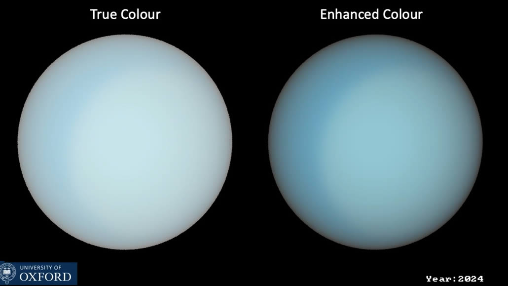 Veri colori e colorimetria potenziata stagioni di Urano 2024