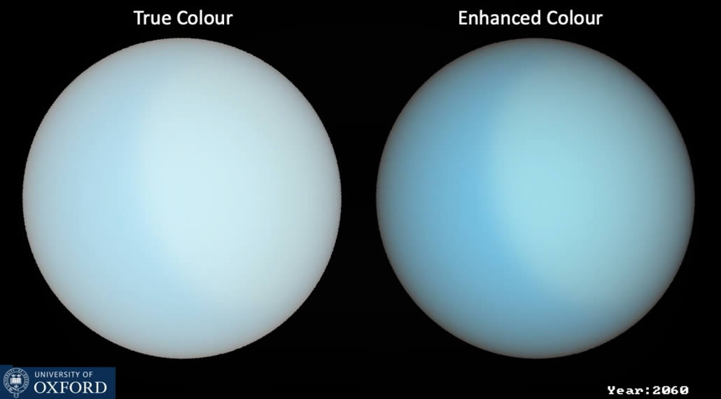 Veri colori e colorimetria potenziata stagioni di Urano 2060