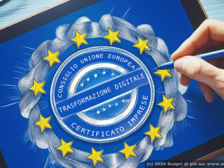 Consiglio Unione Europea Certificato Imprese Multilingue Una Tantum