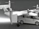 LuftCar – eFrancisco Motors prototipo eVTOL prototipo veicolo aereo su telaio van a 4 ruote