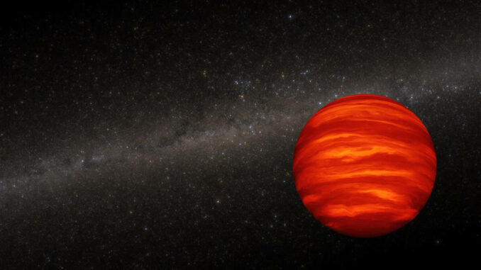 Rappresentazione artistica di una nana bruna NASA, ESA, J. Olmsted (STScI)