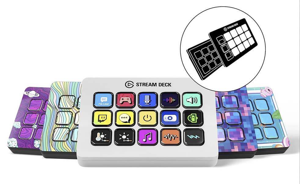 Stream Deck MK.2 frontalino intercambiabile