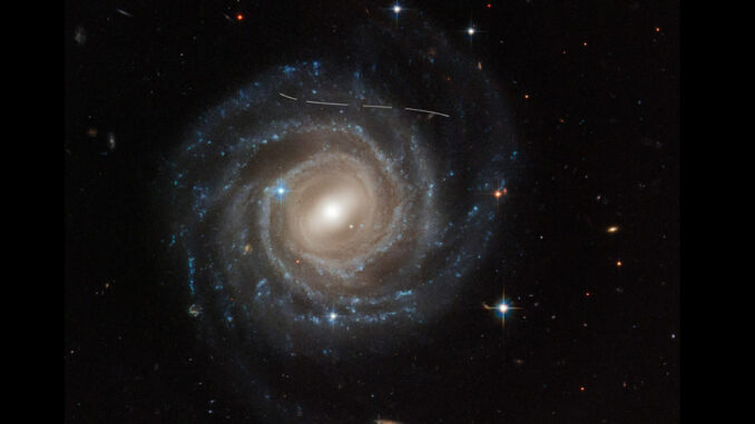 Galassia a spirale barrata UGC 12158
