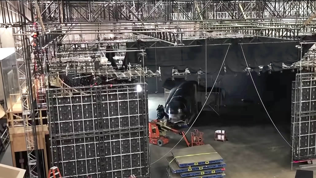 Set con LED Volume per The Mandalorian 1 stagione