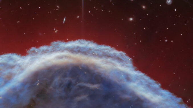 Dettaglio Nebulosa Testa di Cavallo (immagine NIRCam)