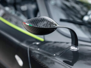 Specchietto retrovisore con bandiera italiana Pagani Zonda 760LM Roadster