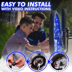 Installazione su raggi ruote Luci LED Activ Life