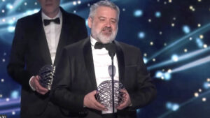 Vincenzo Vagnoni (INFN, Bologna) ritira Breakthrough Prize Awards
