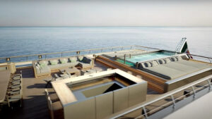 Zona piscina Admiral Armani 72m