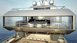 Terrazza panoramica upper deck - Admiral Armani 72m