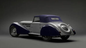 Vista con capote chiusa Alfa Romeo 8C 2300