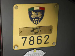 Ferrari 500 TRC – targa ASI