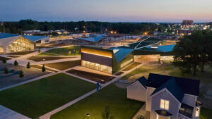 Distribuzione edifici Thaden School – vincitrice MCHAP Americas Prize